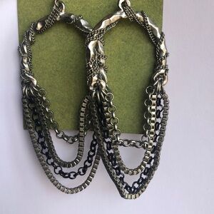Very cool and different metal earrings